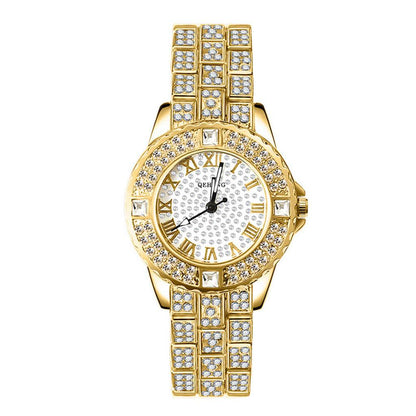 Exquisite Women's Diamond Watch - Elegant Waterproof Bracelet Fashion Accessory - Buy Center