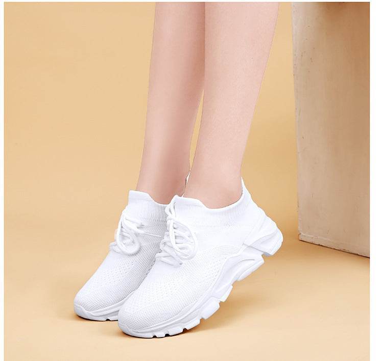 Buycenter Summer Flyknit Shoes - Lightweight Breathable Soft Sole for Sports - Buy Center