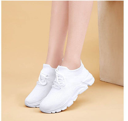 Buycenter Summer Flyknit Shoes - Lightweight Breathable Soft Sole for Sports - Buy Center