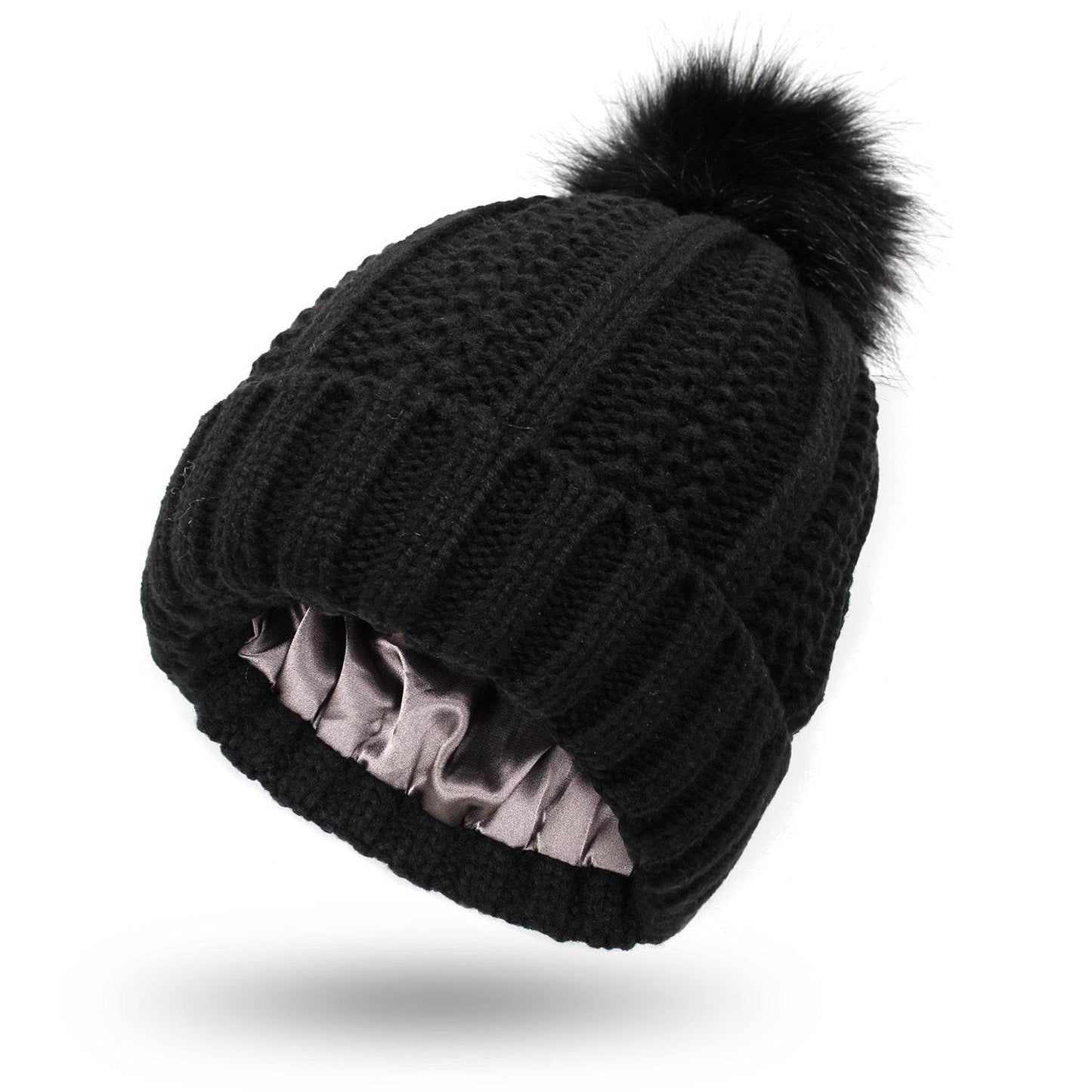 Stylish Woolen Cap - Trendy Knit Stretch Hat for Women, Warm & Windproof - Buy Center