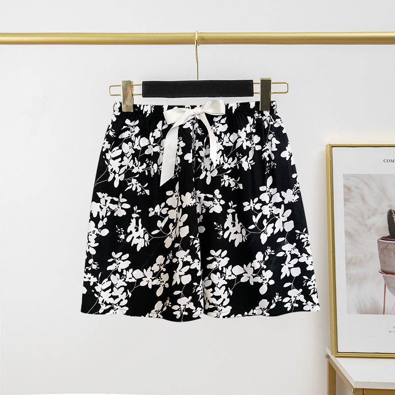 Casual Women's Cotton Silk Pajama Shorts - Lightweight and Breathable Summer Style - Buy Center
