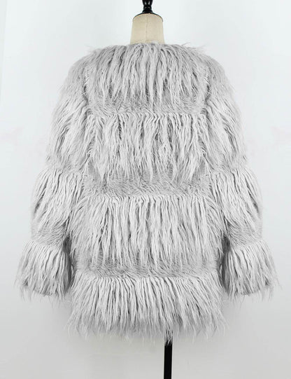 Buycenter Winter Furry Coat - Casual Urban Trench for Women - Buy Center