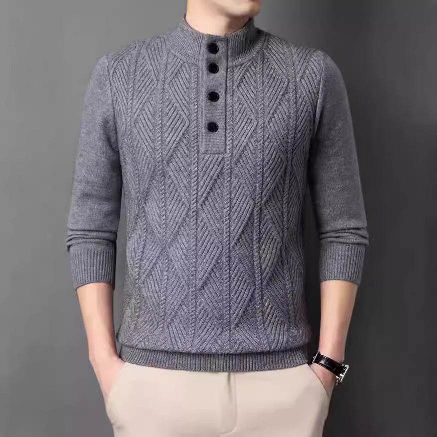 Buycenter Men's Warm Fashion Sweater - Trendy Pullover in 2025 Styles - Buy Center