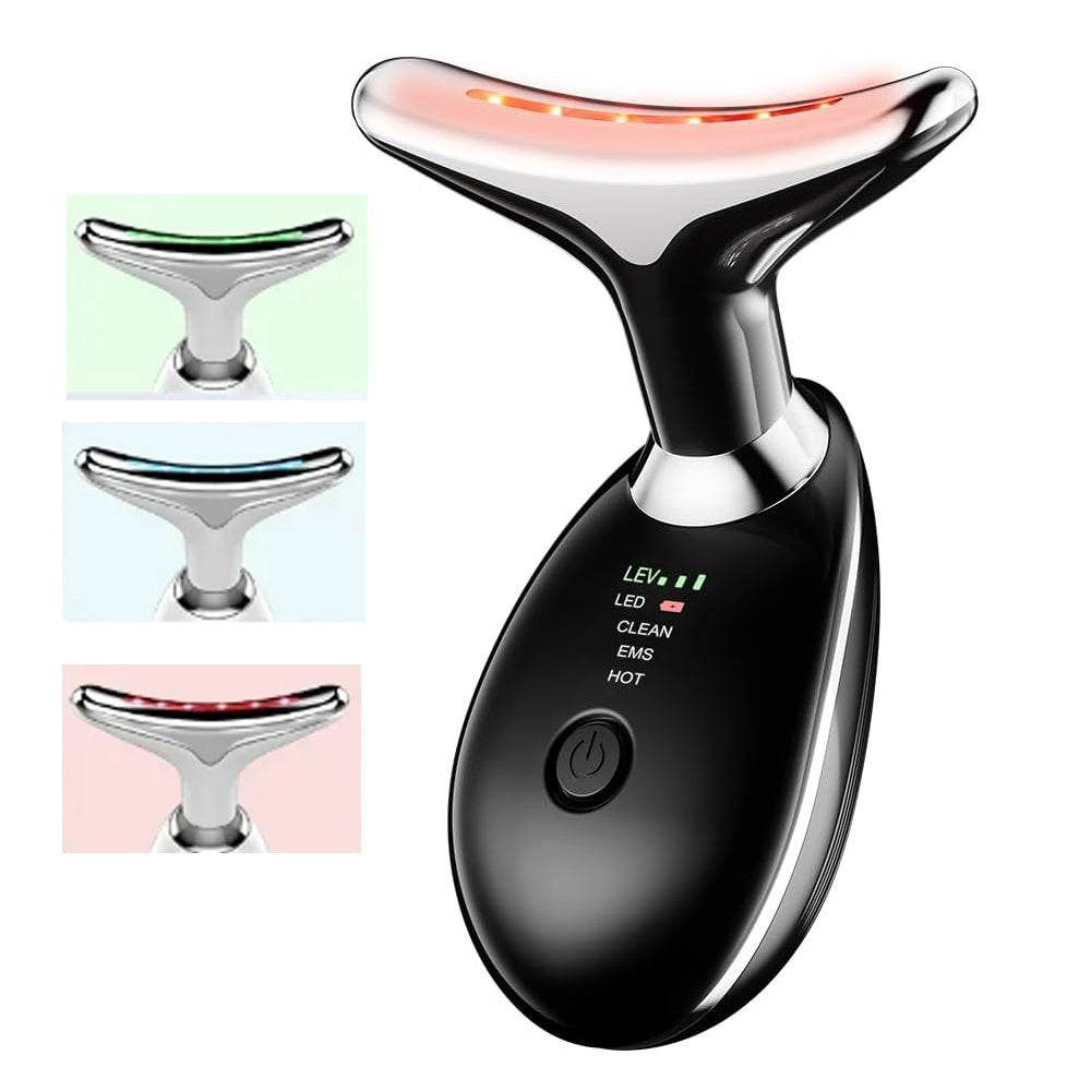 7-in-1 Neck Face Massager - LED Skin Rejuvenation & Sculpting Tool - Buy Center