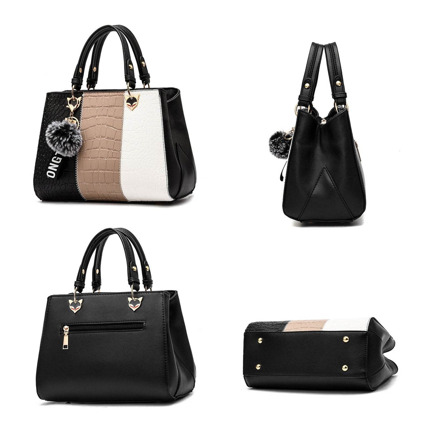 Buycenter Wave Women Handbags - Elegant Tote with Large Capacity and Pockets - Buy Center