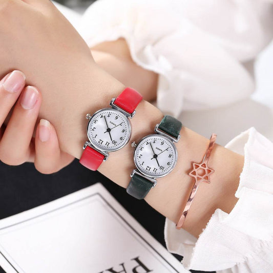 Simple Student Quartz Watch for Women - Stylish Colors & Thin Strap - Buy Center