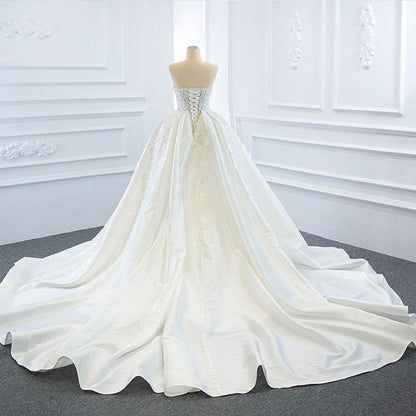Dreamy Fishtail Wedding Dress - Elegant Two Tube Tops, Stylish Design - Buy Center