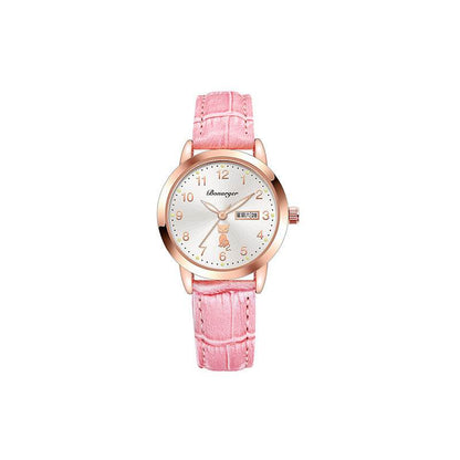 Buycenter Women's Luminous Quartz Watch - Stylish Waterproof Belt Options - Buy Center