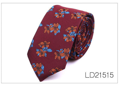 Men's Casual Fashion Tie - Flower Graffiti 6cm Bow Tie for Trendy Looks - Buy Center