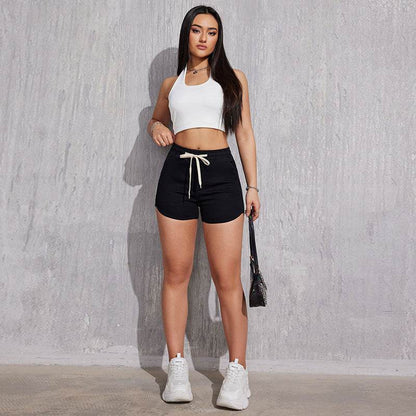 Buycenter Plus Size A-Line Denim Shorts for Women - Mid Waist, High Elasticity - Buy Center