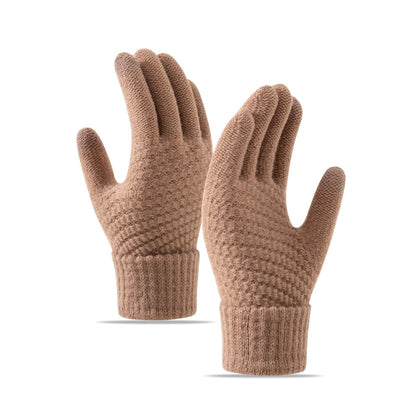 Women's Fleece-Lined Cycling Gloves - Windproof & Touch Screen Friendly - Buy Center