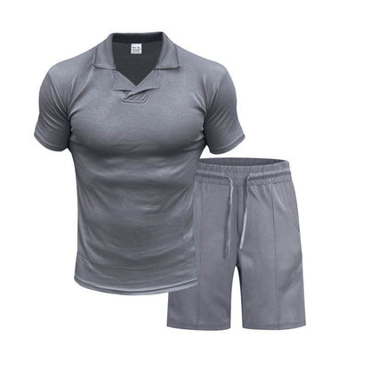 Buycenter Men's Slim Fit Casual Shirt & Shorts - Quick-Drying Outfit - Buy Center