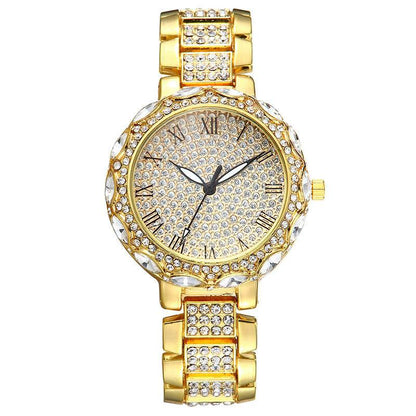 Buy Center Gold Sky Star Watch for Women - Diamond Steel, Shockproof - Buy Center