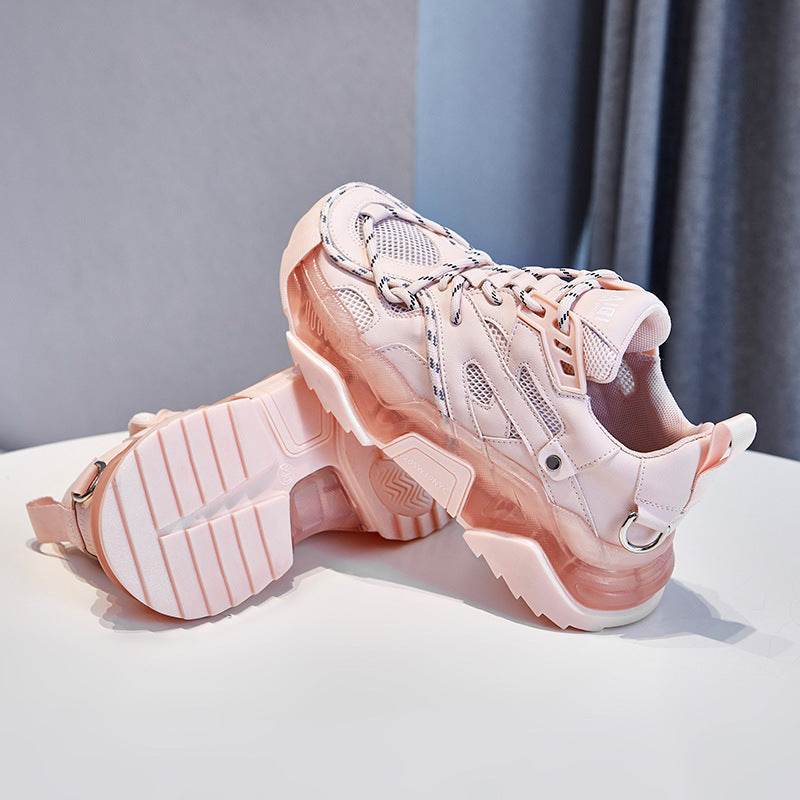 Buycenter Trendy Women's Sneakers - Thick-Soled Breathable Mesh Design - Buy Center