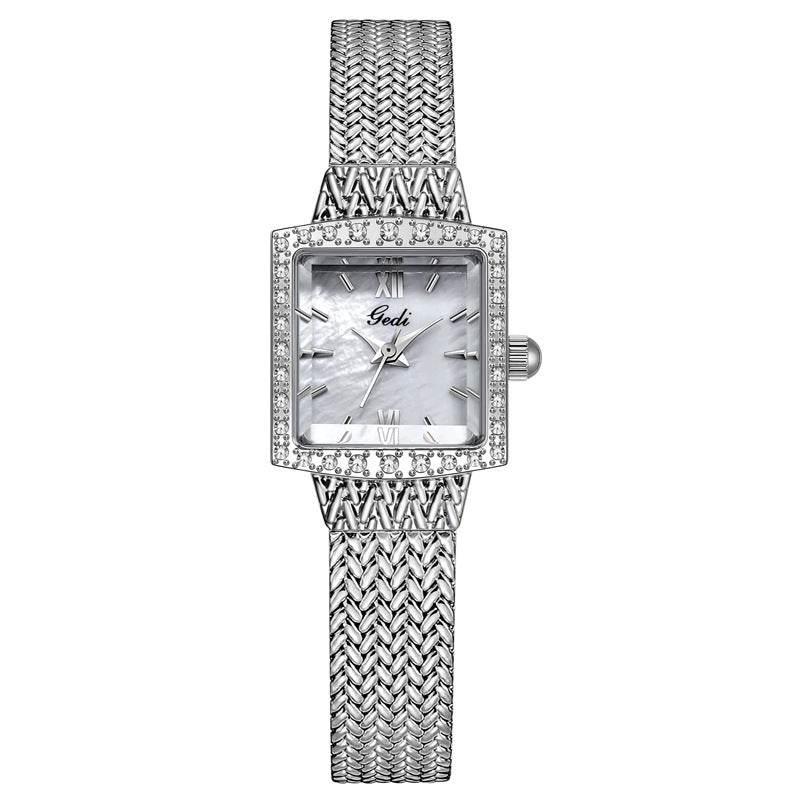 Niche Fritillary Waterproof Quartz Watch - Luxury Square Design for Women - Buy Center
