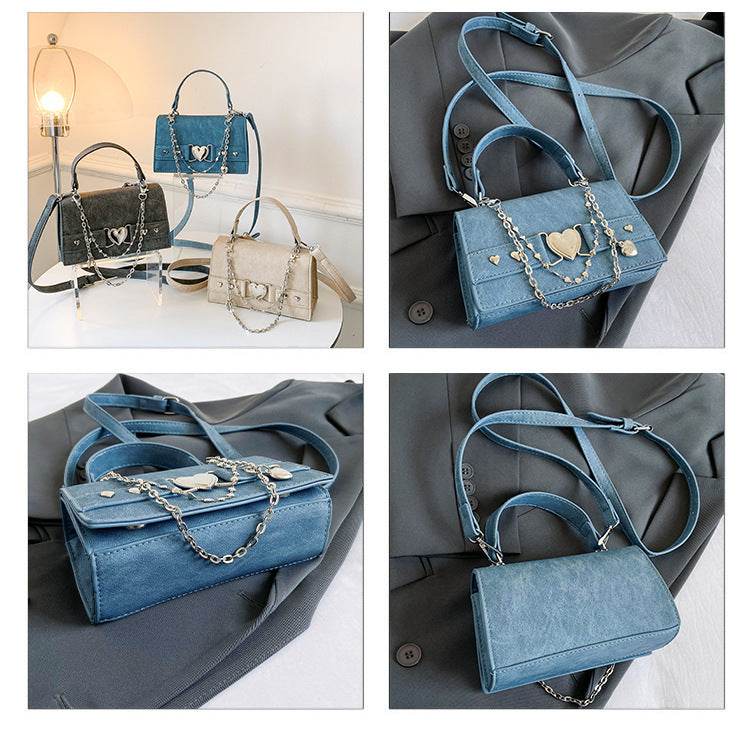 Buycenter Women's Urban Shoulder Bag - Love Chain Design, Fashionable - Buy Center