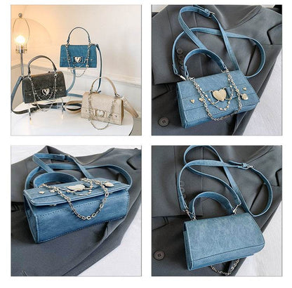 Buycenter Women's Urban Shoulder Bag - Love Chain Design, Fashionable - Buy Center