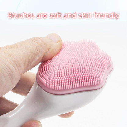 Handheld Silicone Face Scrubber - Gentle Exfoliator for Sensitive Skin - Buy Center