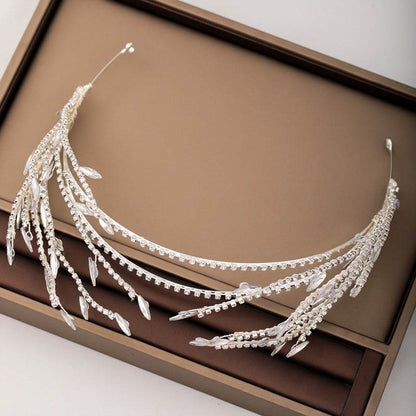 Elegant Golden Alloy Double Mesh Headband - Fashion-Forward Hair Accessory - Buy Center