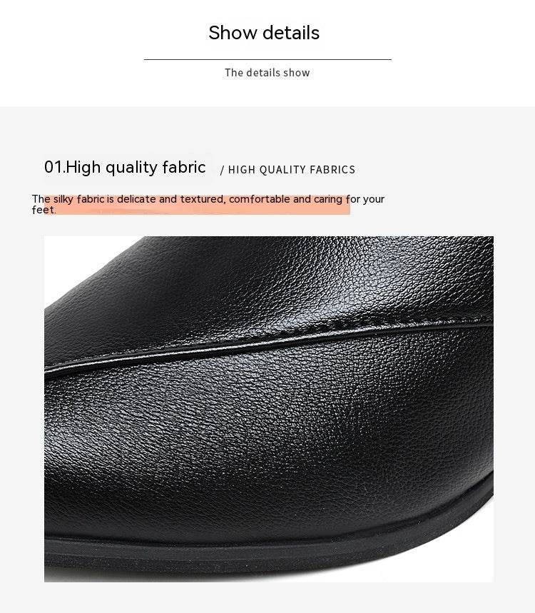 Buycenter Women's Chunky Heel Martin Boots - Stylish & Warm for Winter - Buy Center