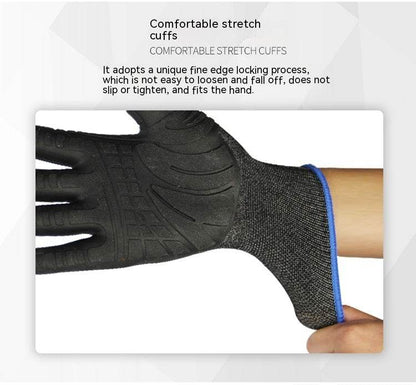 TPE Impregnated Rubber Gloves - Soft, Breathable, Non-Slip Grip Design - Buy Center