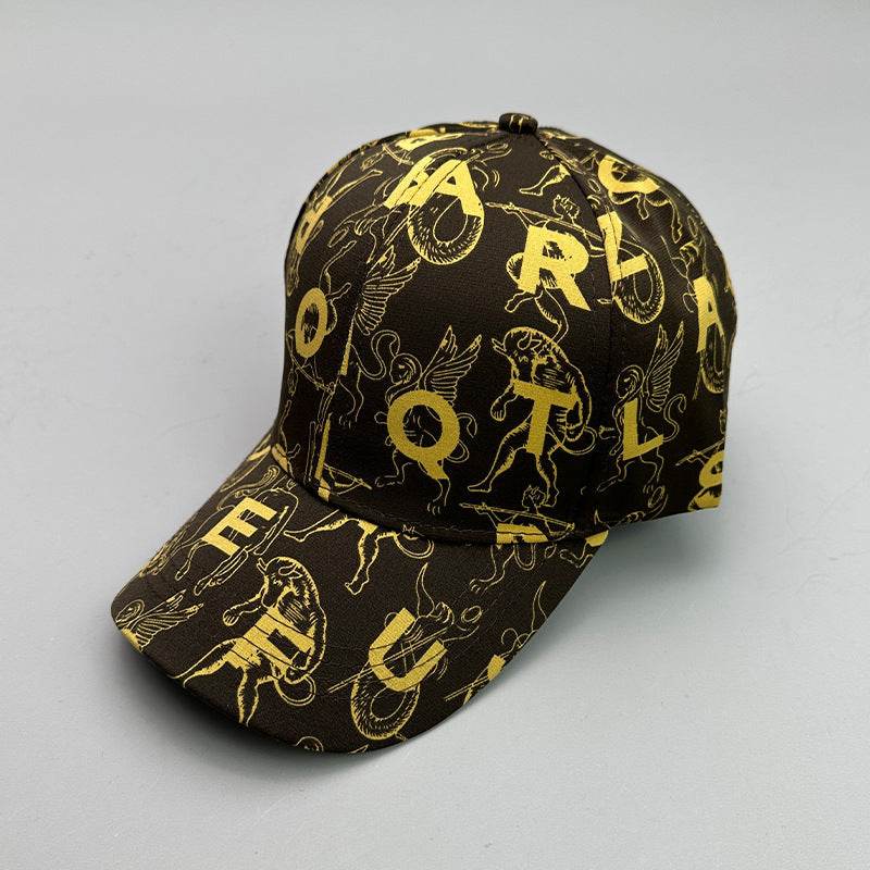 Graffiti Skull Pattern Baseball Cap - Breathable, Stylish Design for 2025 - Buy Center