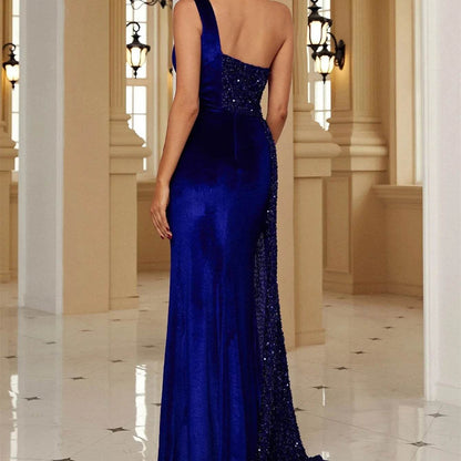 Buycenter Strapless Evening Dress - Airy Burgundy & Dark Blue Options - Buy Center