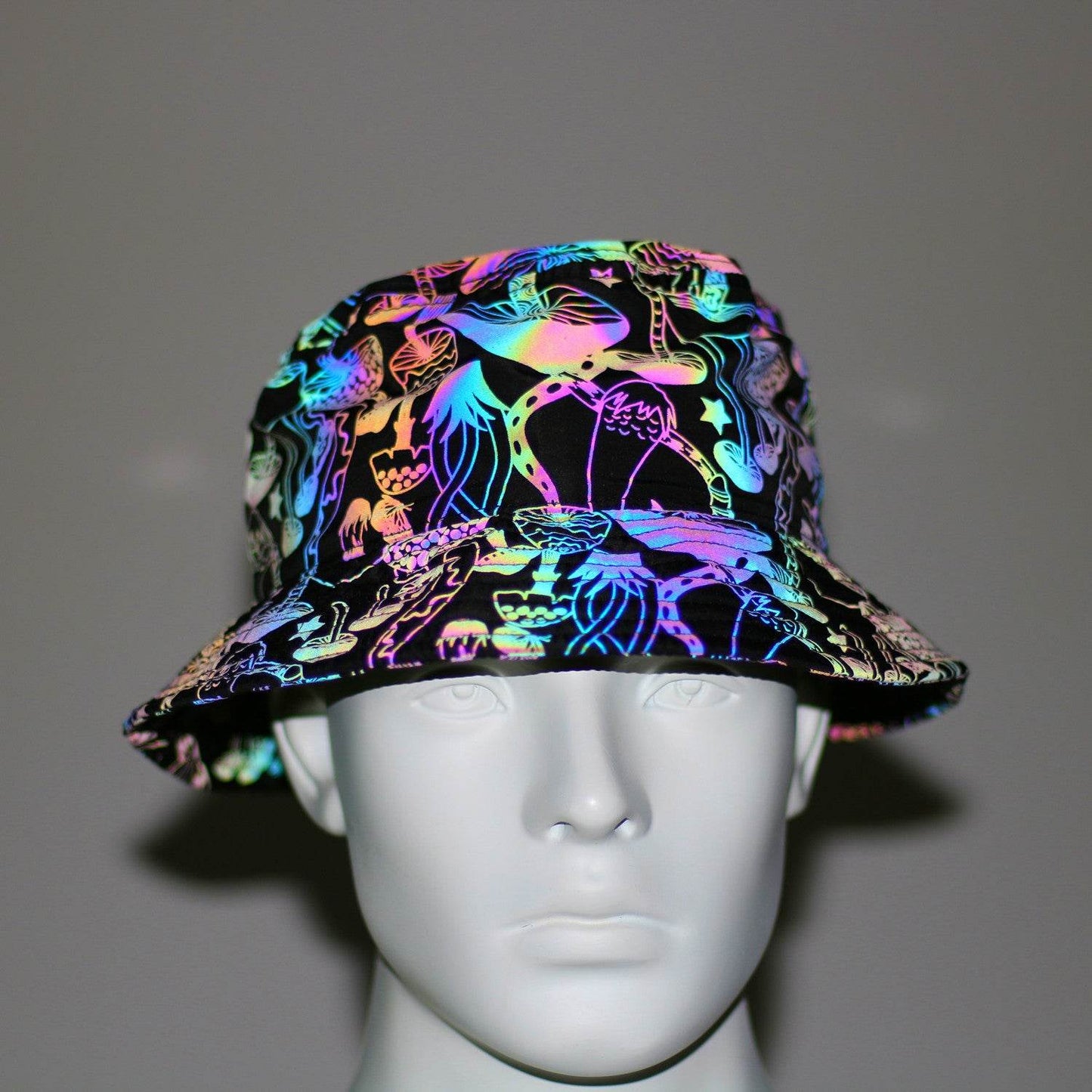 Buycenter Colorful Reflective Bucket Hat - Sunshade for Summer Style - Buy Center