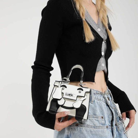 Cute Kelly Mini Handbag - Trendy Synthetic Leather Shoulder Bag 2025 - Buy Center