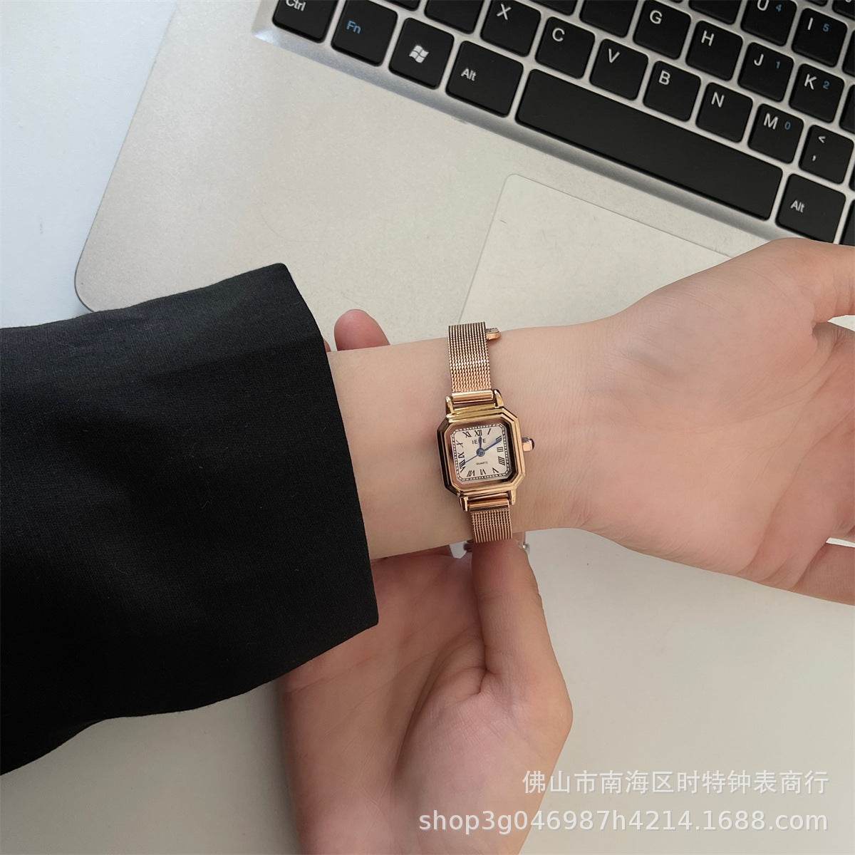 Buy Center Retro Square Small Sugar Cube Watch for Women - Stylish Design - Buy Center