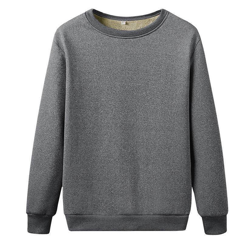 Plus Velvet Men's Casual Pajama Set - Stylish Lamb Velvet Comfort - Buy Center