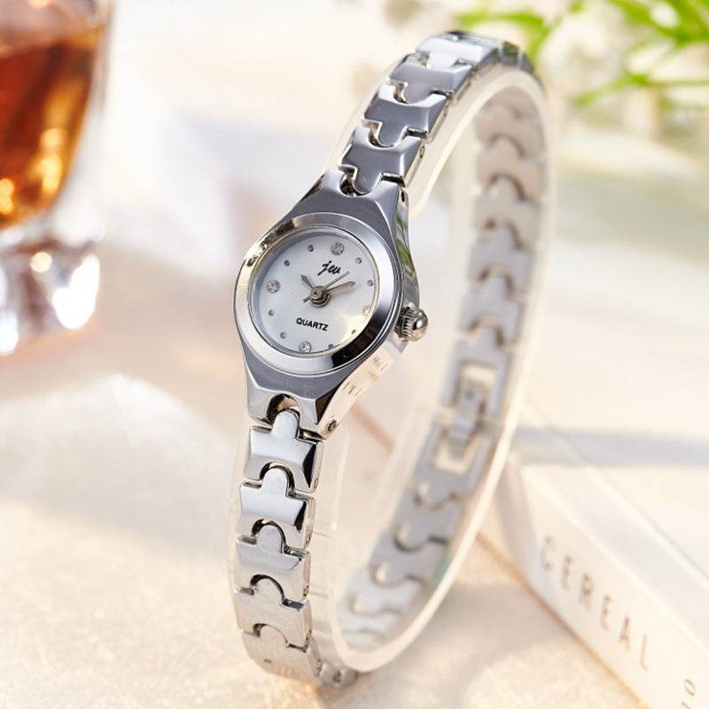 Buy Center Women's Steel Strap Watch - Thin Dial, Stylish Bracelet Design - Buy Center