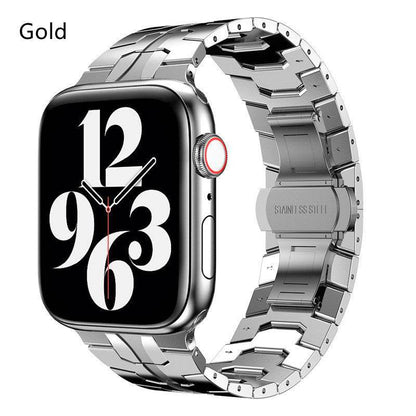 Buycenter Stainless Steel Butterfly Buckle Watch Band - Fits 49mm iWatch - Buy Center