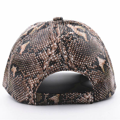 Buycenter Snake Print Baseball Hat - Stylish Unisex Cap for All Seasons - Buy Center