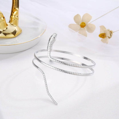 Buycenter Double-layer Snake Armband Bracelet - Trendy Body Jewelry - Buy Center