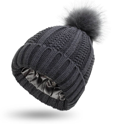 Stylish Woolen Cap - Trendy Knit Stretch Hat for Women, Warm & Windproof - Buy Center