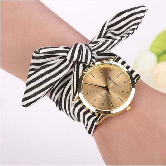 Trendy Non-Buckle Flower Band Watch - Stylish Quartz for Women - Buy Center