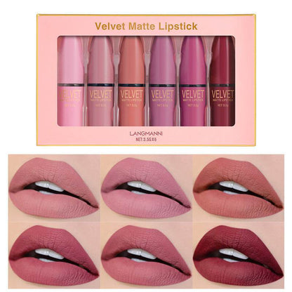 Bullet Matte Lipstick Set - Waterproof, Long-Lasting Shades for Any Occasion - Buy Center