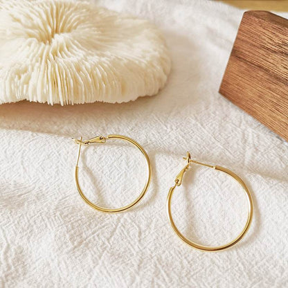 South Korean Style Exaggerated Geometric Earrings - Trendy Modern Design - Buy Center