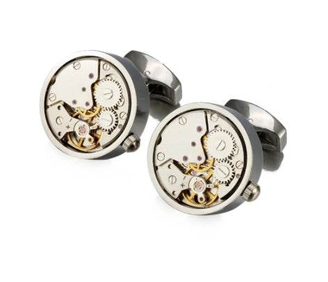 Turning French Men's Movement Cufflinks - Premium Copper Accessory 2025 - Buy Center