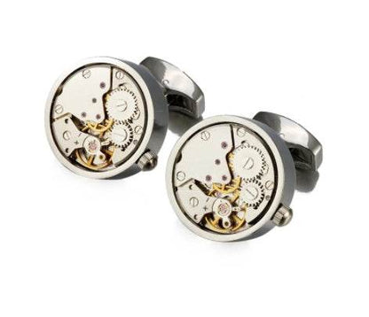 Turning French Men's Movement Cufflinks - Premium Copper Accessory 2025 - Buy Center