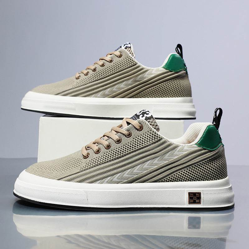 Flying Woven Skate Shoes - Stylish Mesh, Wear-Resistant, Height Increasing - Buy Center