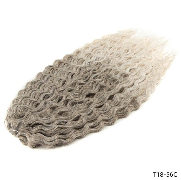 Chemical Fiber Water Ripple Crochet Curls - Stylish Synthetic Hair Extensions - Buy Center