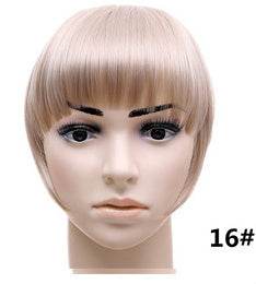 Stylish Synthetic Hair Bangs - Easy Apply Blunt Cut Hairpiece Accessory - Buy Center