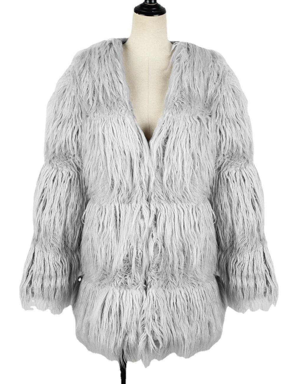 Buycenter Winter Furry Coat - Casual Urban Trench for Women - Buy Center