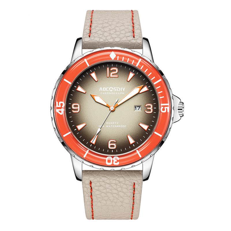 Buycenter Waterproof Men's Watch - Large Dial Quartz with Calendar - Buy Center