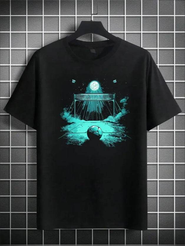 Buycenter Men's Short Sleeve T-Shirt - Comfortable Polyester Blend - Buy Center