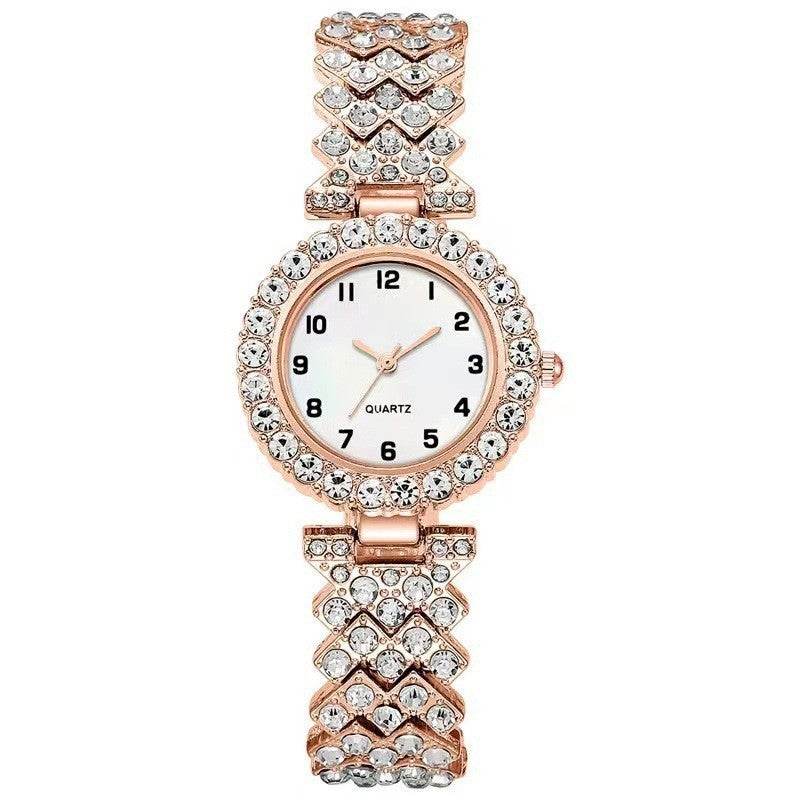 Luxury Women's Watch Set - Silver Strap Quartz & Bracelet Gift 2025 - Buy Center