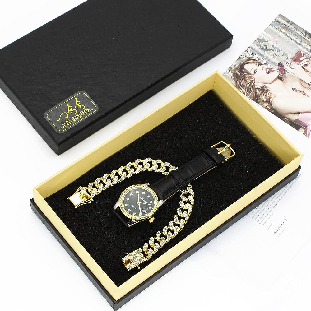 Women's High Sense Bracelet Watch Suit - Stylish Sunglasses & Gift Box - Buy Center