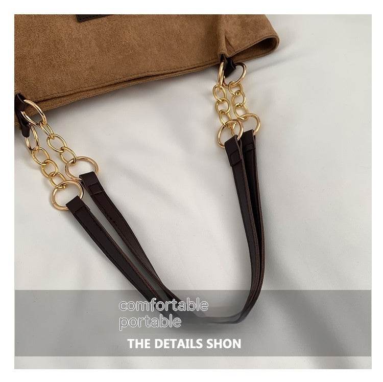 Buycenter Women's Retro Shoulder Bag - Commuter Style, Soft PU Material - Buy Center